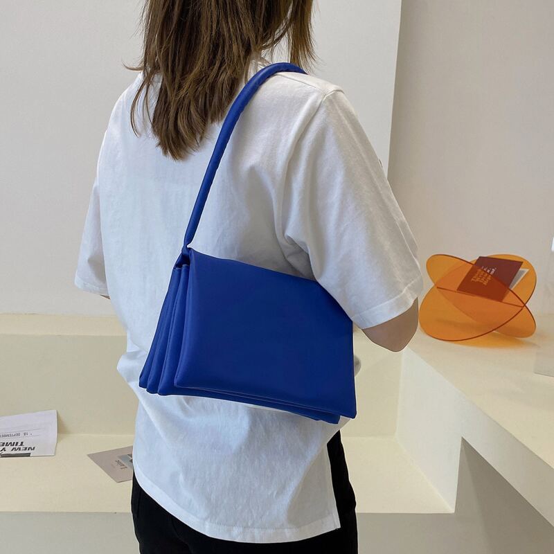 

Minimalist Shoulder Bag, Blue