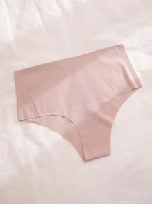 6pack Solid High Waisted No Show Panty Set - Multicolor - View 3