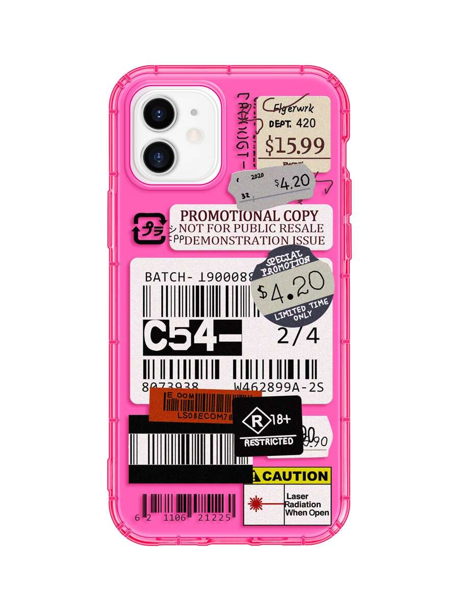 เคสโทรศัพท์ลายป้าย - มัลติคัลเลอร์ - ดู 1