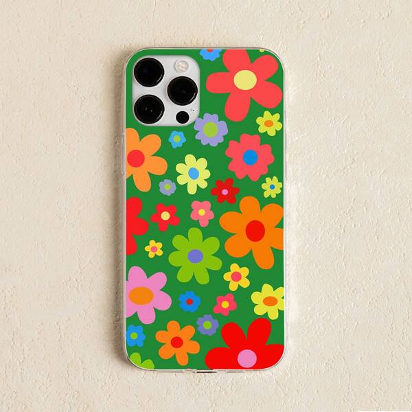 

Flower Painted Phone Case, Multicolor