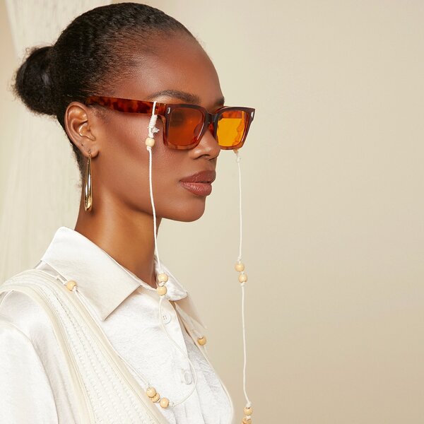 

Bead Decor Glasses Rope, Beige