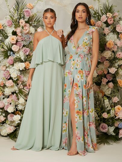 SHEIN 1шт Платье с цветочным рисунком
