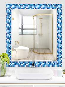 15pcs Mosaic Wall Sticker, Renovation Stickers Peel Wall Panels, Wall Paper, Wallpapers, Spring Decoration Items Refresh Your Home, Rama Decoration Stickers - Multicolor - View 2