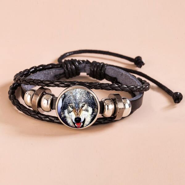 

PU Leather Layered Bracelet, Multicolor