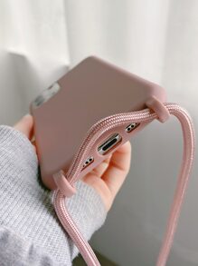Funda de móvil simple con acollador - Rosa Pálido - Ver 2