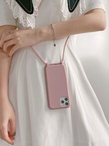 Funda de móvil simple con acollador - Rosa Pálido - Ver 3