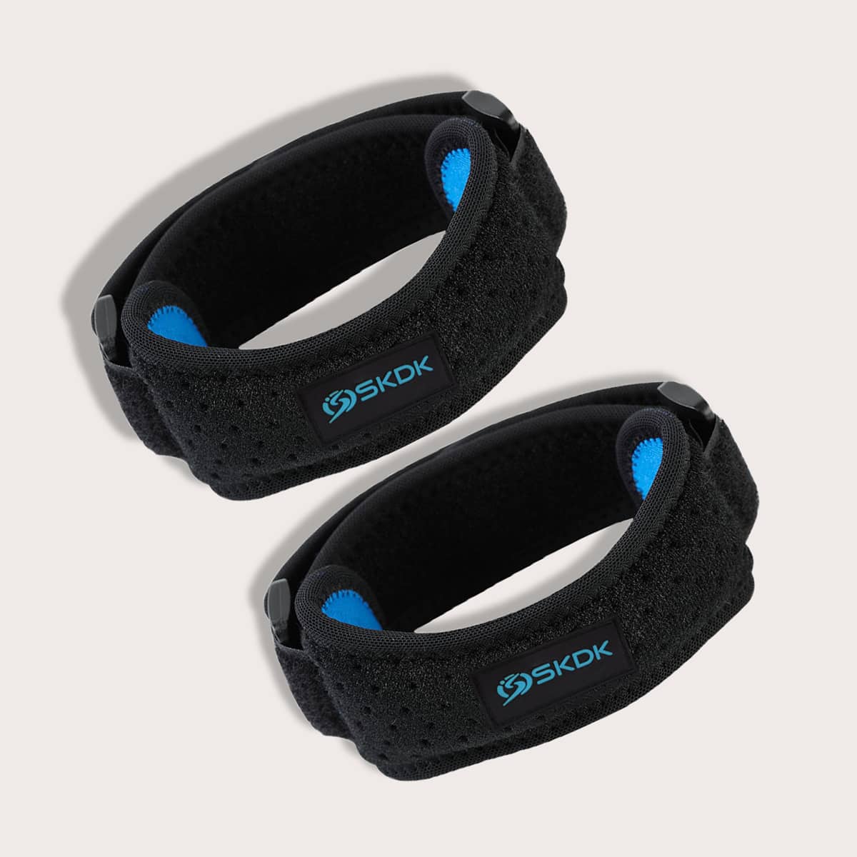 

1pair Patella Knee Straps, Black