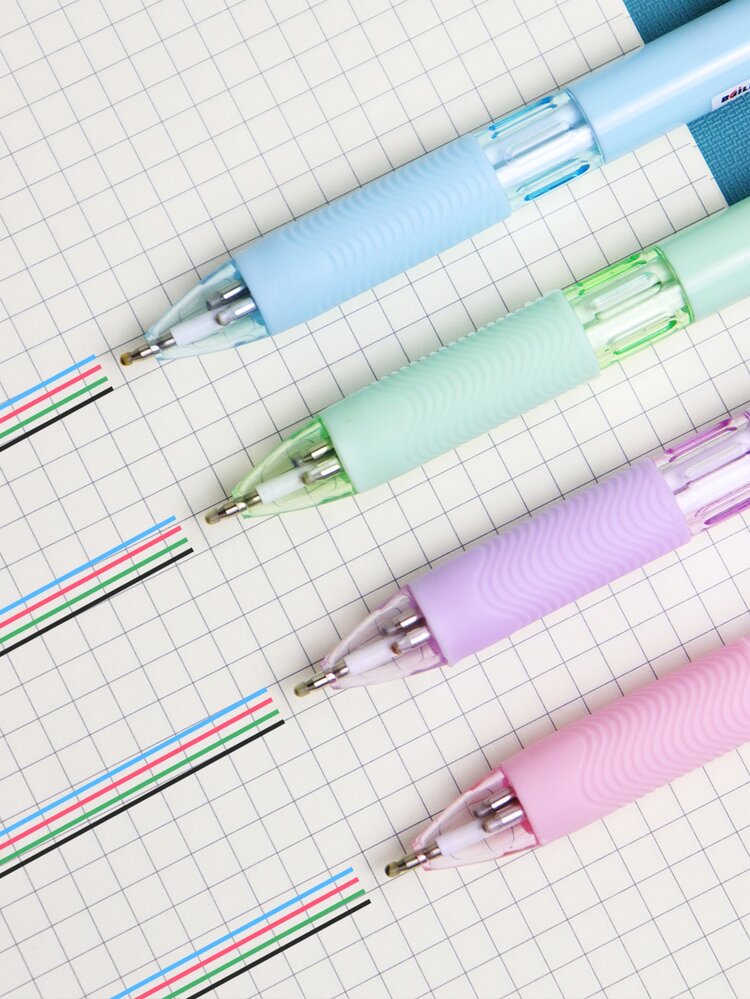 4入組彩色圓珠筆 - 彩色 - 查看 2