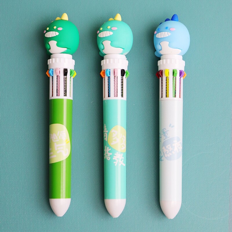

3pcs Dinosaur Decor Ballpoint Pen