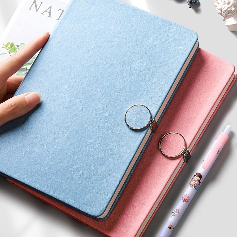 

1pc Plain Cover Random Notebook, Multicolor