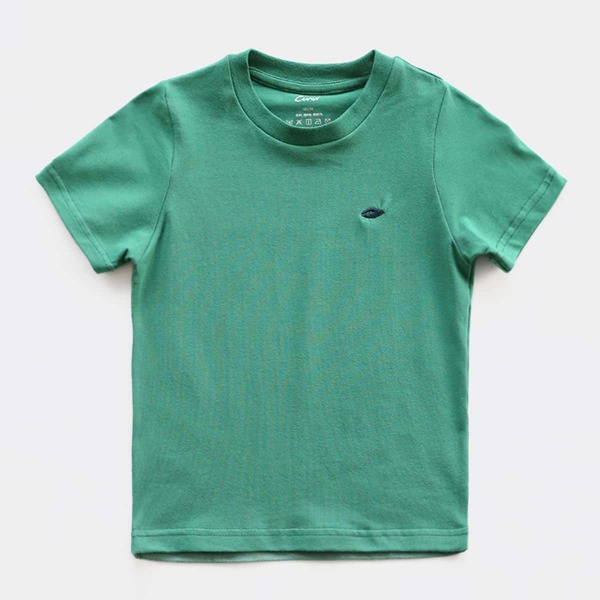 

Boys Embroidery Detail Tee, Green