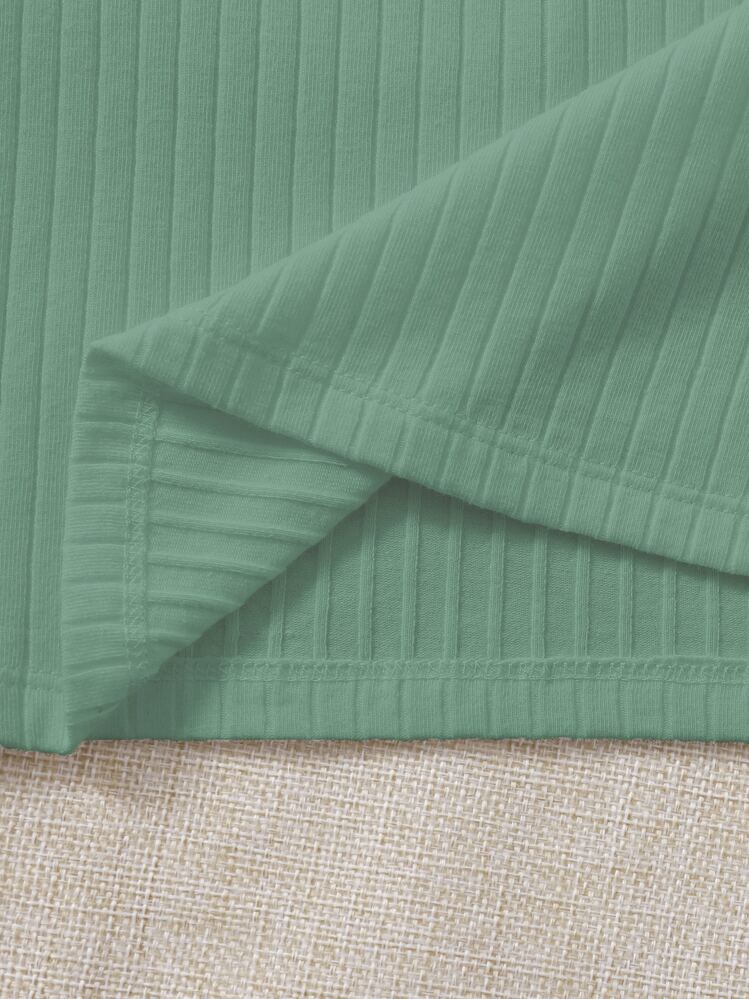 SHEIN EZwear 2 Packs Rib-Knit Dress - Multicolor - View 3