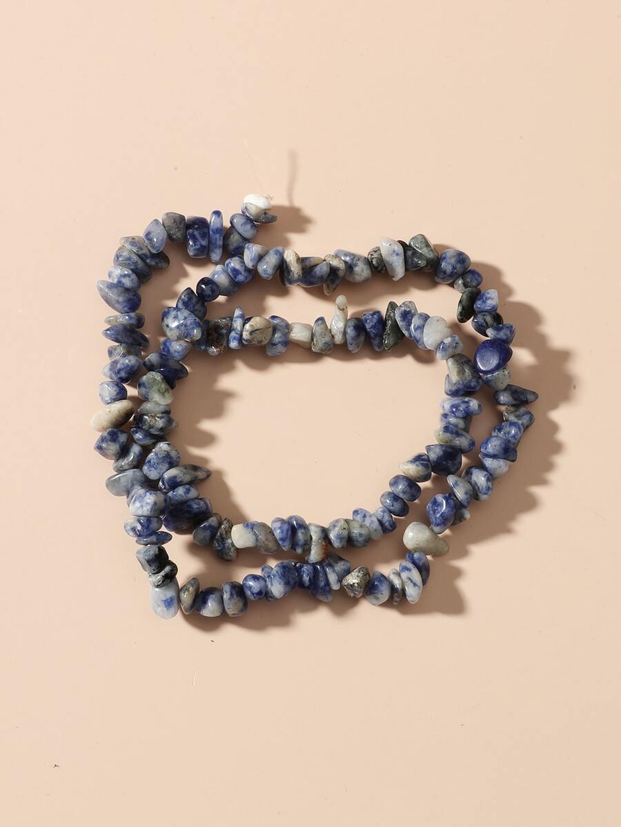 1入組石頭DIY首飾配件 - 藏蓝色 - 查看 1