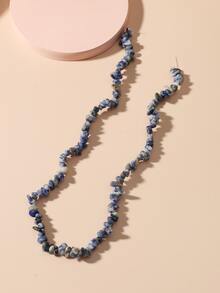 1入組石頭DIY首飾配件 - 藏蓝色 - 查看 2