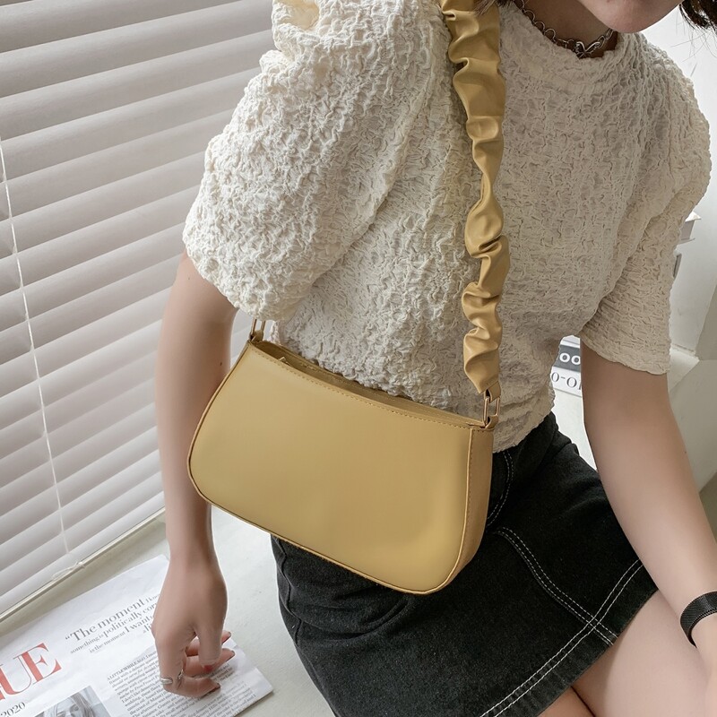 

Minimalist Shoulder Bag, Yellow