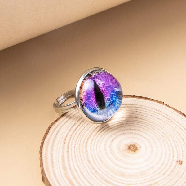 

Eye Pattern Ring, Purple