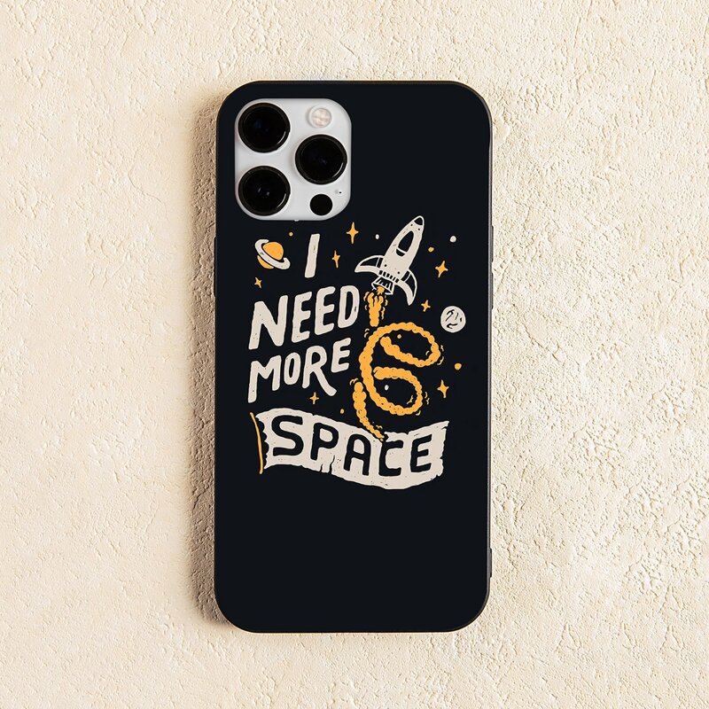 

Letter Graphic Phone Case, Multicolor