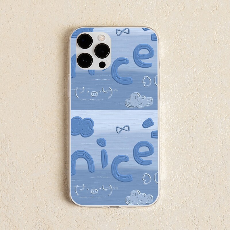

Letter Graphic Phone Case, Multicolor