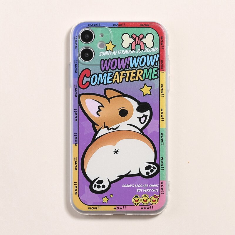 

Cartoon Corgi Phone Case, Multicolor