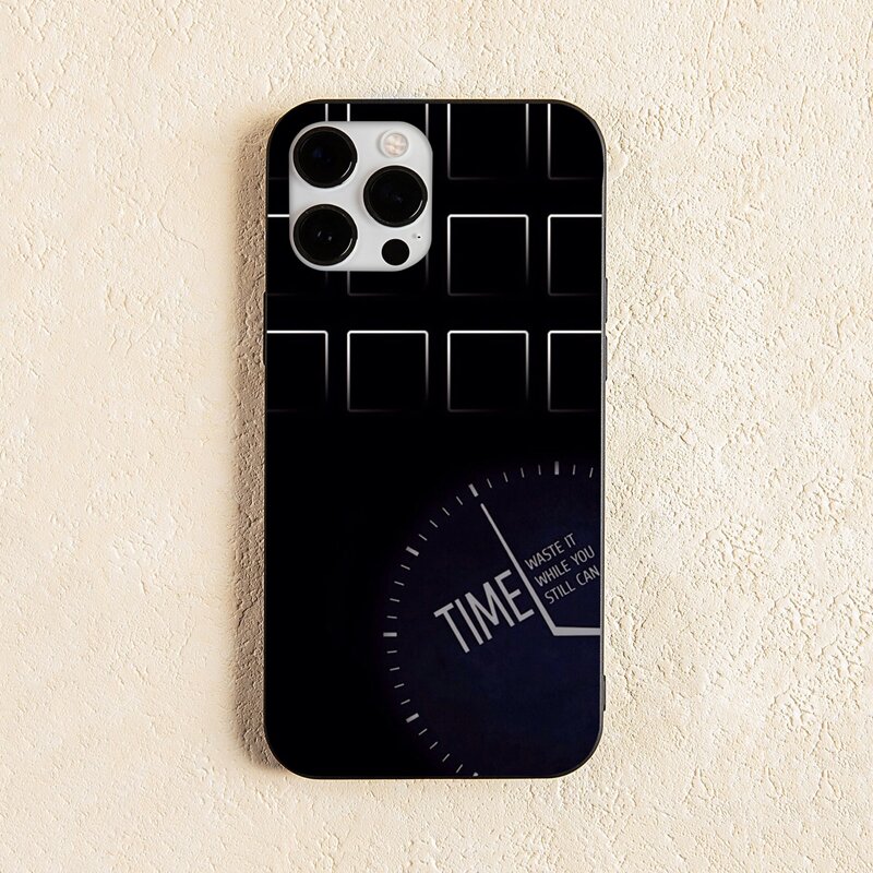 

Clock Pattern Phone Case, Multicolor