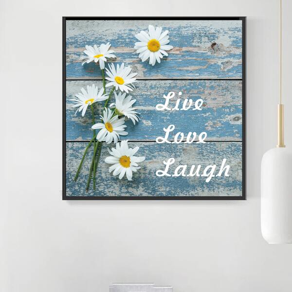 

Daisy Print Unframed Painting, Multicolor