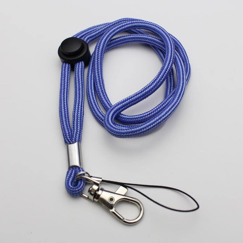 

1pc Braided Rope Lanyard, Blue