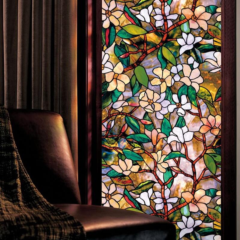 

1pc Flower Window Sticker, Multicolor