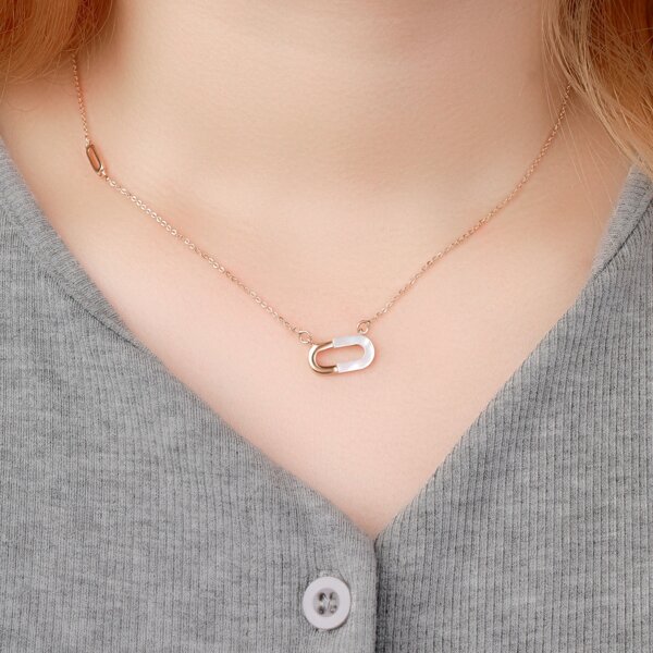

18K Gold Plated Geometric Charm Necklace