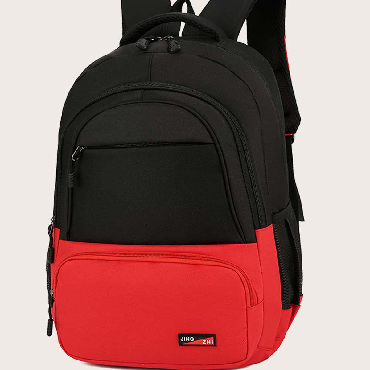 

Guys Two Tone Large Capacity Backpack, Black