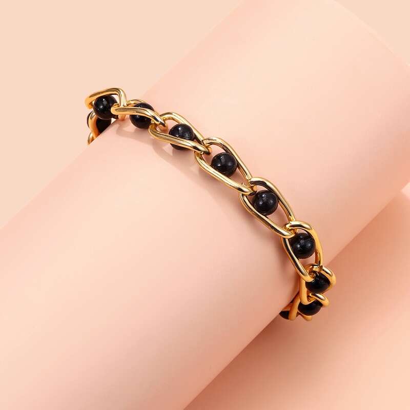 

1pc Chain Anklet, Multicolor
