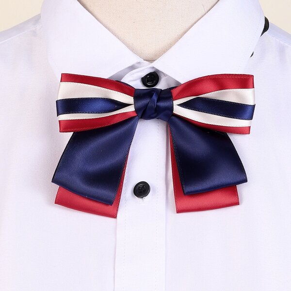 

Color Block Bow Tie, Multicolor