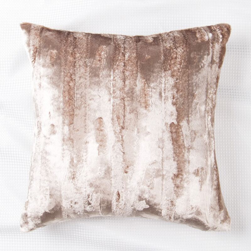 

Velvet Cushion Cover Without Filler, Brown