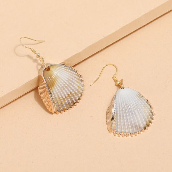 

Shell Drop Earrings, Multicolor