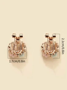 Đồ trang trí Ngọc Trai giả Hoa tai - Nhiều màu - Xem 4