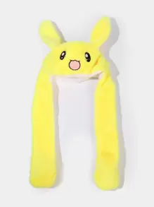 Mũ Mờ thêu hoạt hình - Màu vàng - Xem 2