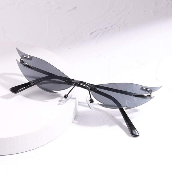 

Novelty Lens Rimless Sunglasses