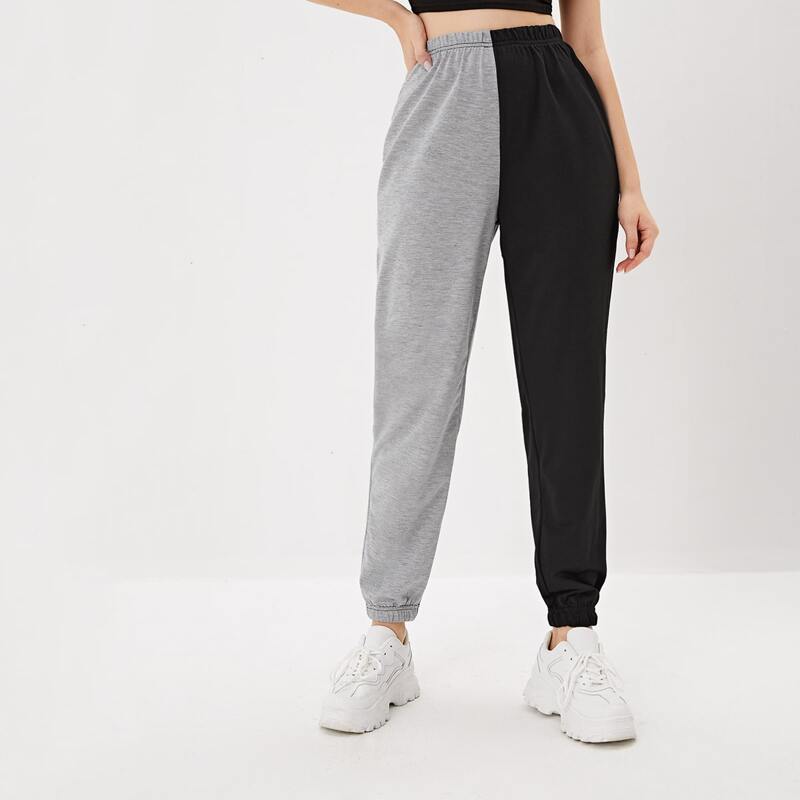 

Two Tone Sweatpants, Multicolor