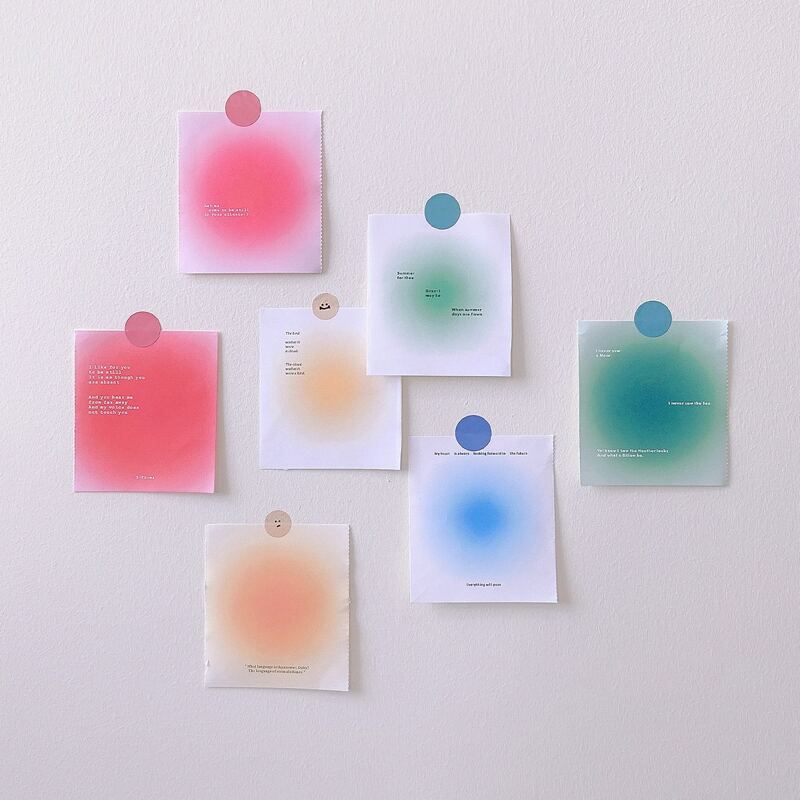 

1pc Slogan Graphic Memo Pad, Multicolor