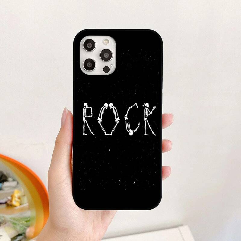 

Skeleton Pattern Phone Case, Multicolor