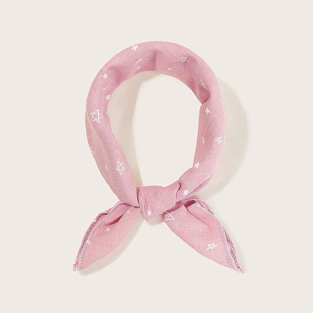 

Star Pattern Bandana, Pink