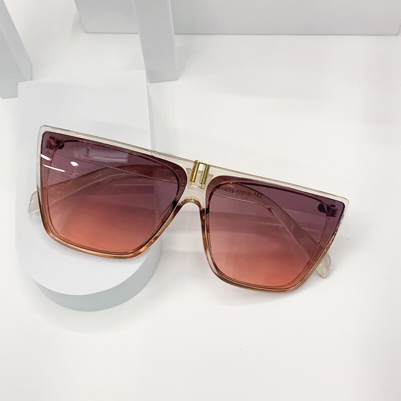 

Clear Frame Tinted Lens Sunglasses