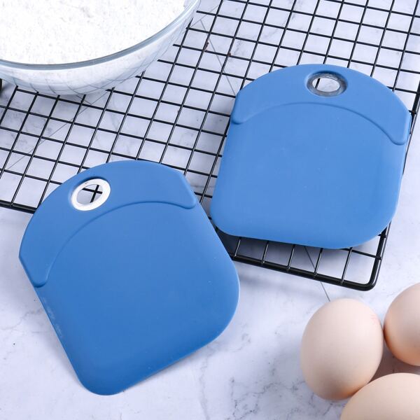 

1pc Solid Color Baking Spatula, Blue