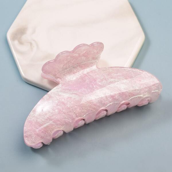 

Minimalist Hair Claw, Pink