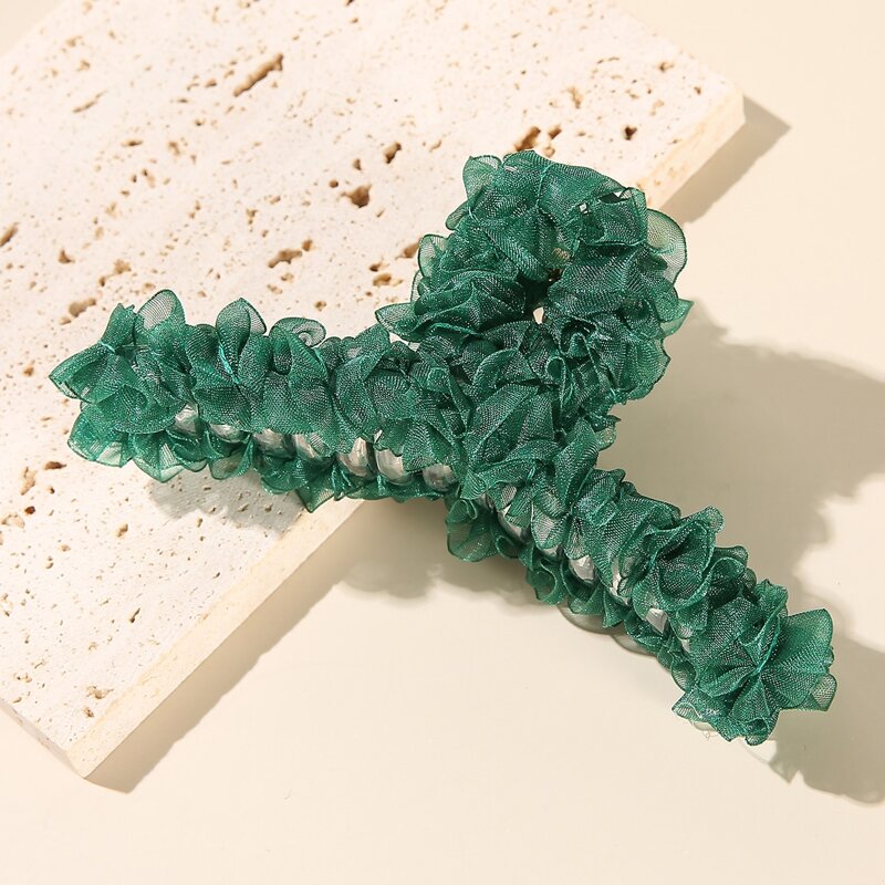 

Simple Hair Claw, Dark green