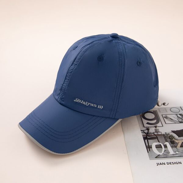 

Letter Embroidery Baseball Cap, Blue