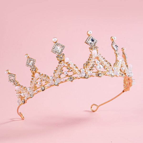 

Rhinestone Crown Hair Accessory, Multicolor
