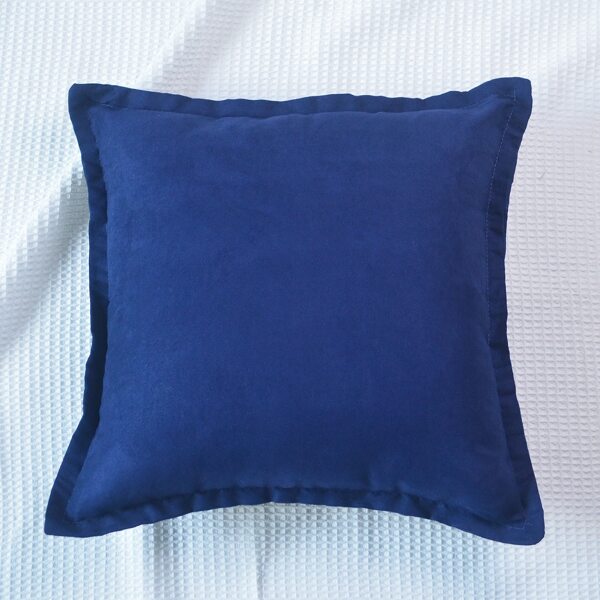 

Solid Color Cushion Cover Without Filler, Navy blue