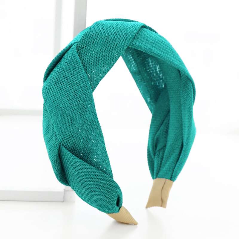 

Wide Hair Hoop, Green