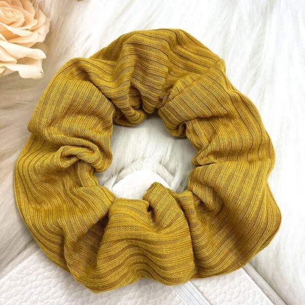 

Solid Hair Tie, Mustard yellow