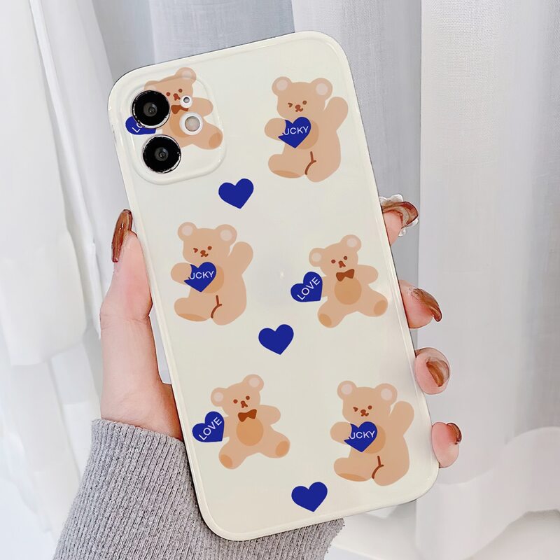 

Cartoon Bear Phone Case, Multicolor